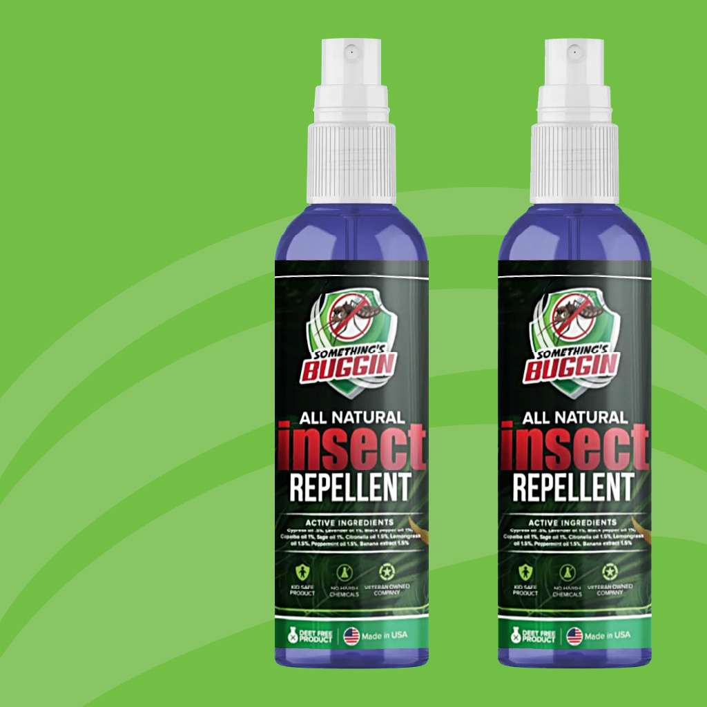 bottles of Something's Buggin - All Natural Insect Repellent