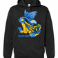 Fishing Pelican and Fish Hoodie